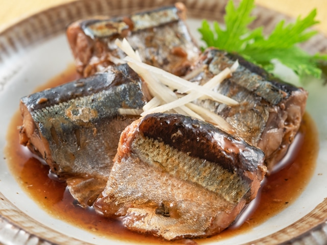 サンマ生姜煮