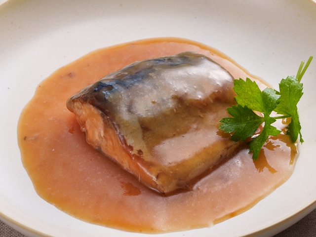 やわらか煮魚　サバ味噌煮