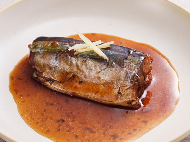 やわらか煮魚　サンマ生姜煮