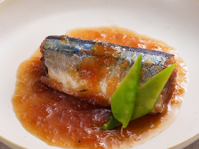 やわらか煮魚　サンマみぞれ煮