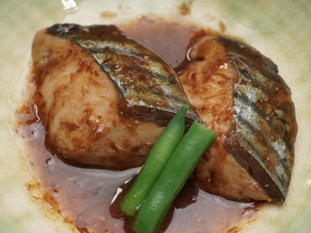 ハガツオおかか煮（インゲン添え）