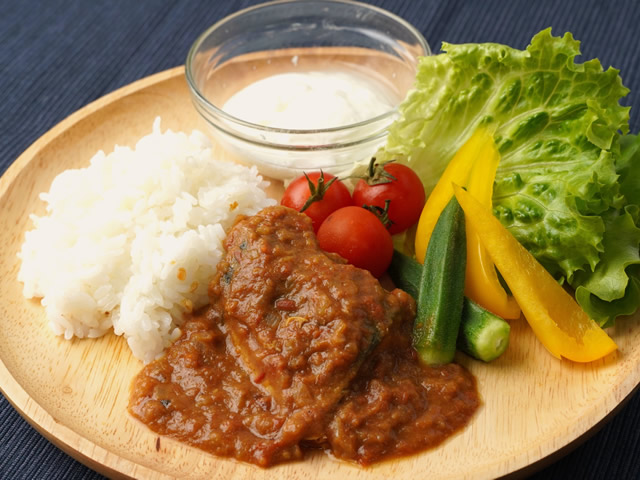 サバのカレー煮（プレートランチ）