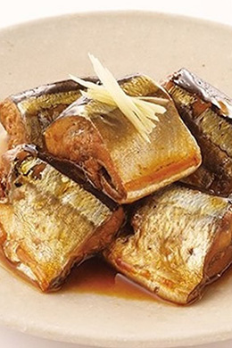 三陸産サンマ生姜煮